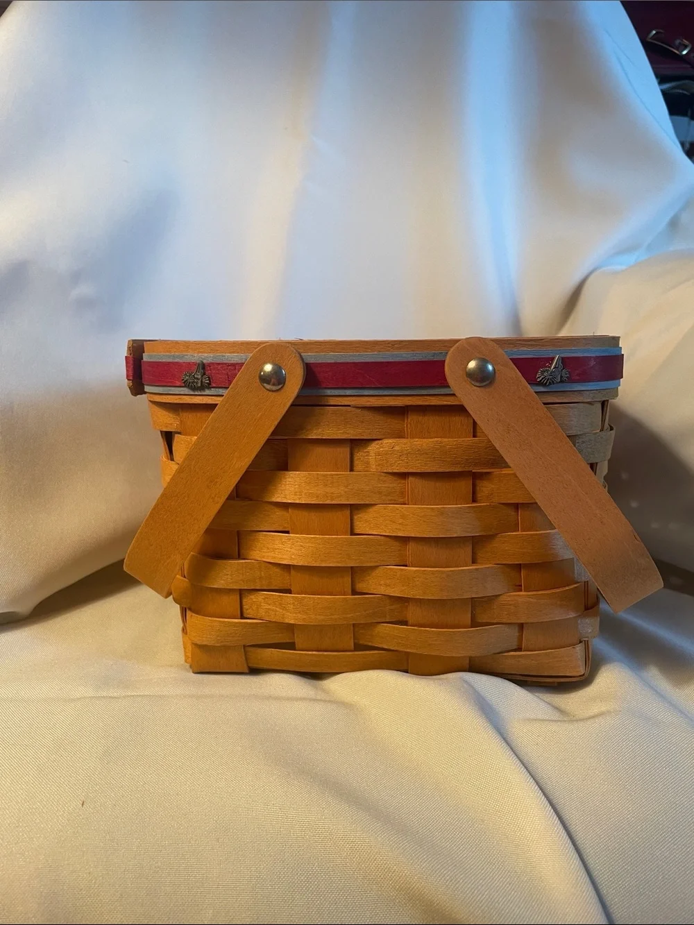 Longaberger cheerleading lunchbox basket